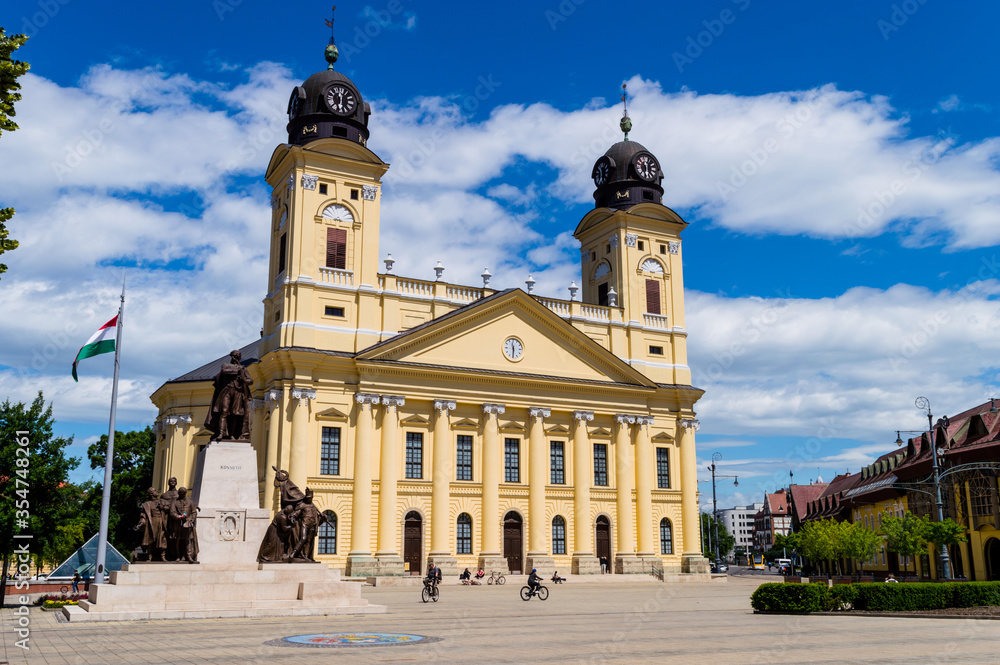 Scenic view of Debrecen main square