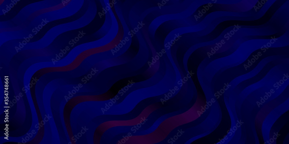 Dark Pink, Blue vector background with lines. Bright illustration with gradient circular arcs. Best design for your ad, poster, banner. Dark Pink, Blue vector background with lines. Bright illustration with gradient circular arcs. Best design for your ad, poster, banner.
