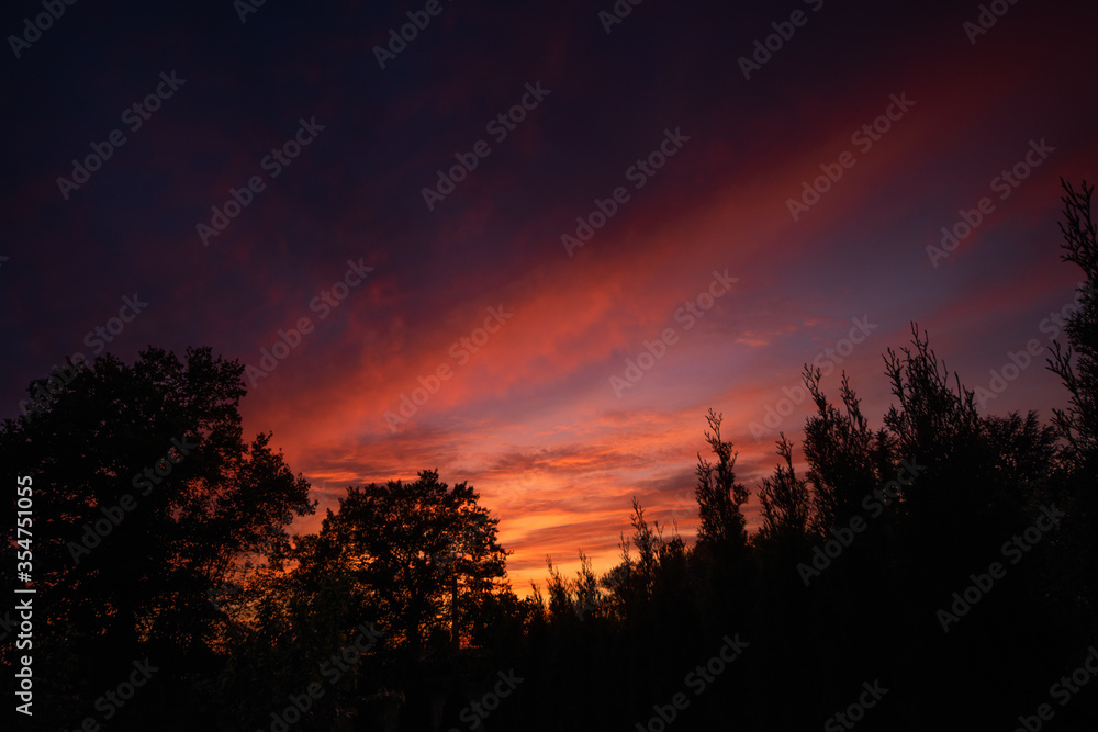 Lemgo's freier Himmel in wunderschönen Farben Lemgo's freier Himmel in wunderschönen Farben