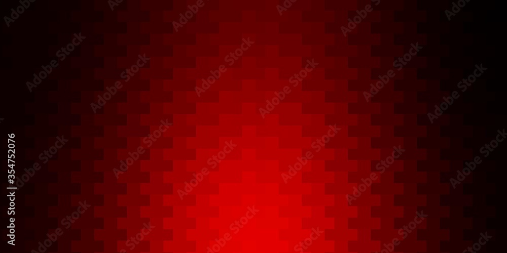 Dark Red vector template in rectangles. Abstract gradient illustration with colorful rectangles. Design for your business promotion.