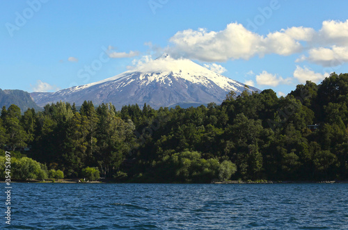 villa rica volcano in the city of Pucon, Chile