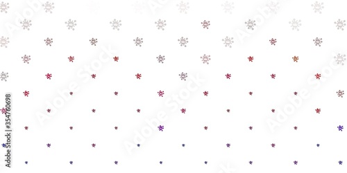 Light pink vector texture with disease symbols.