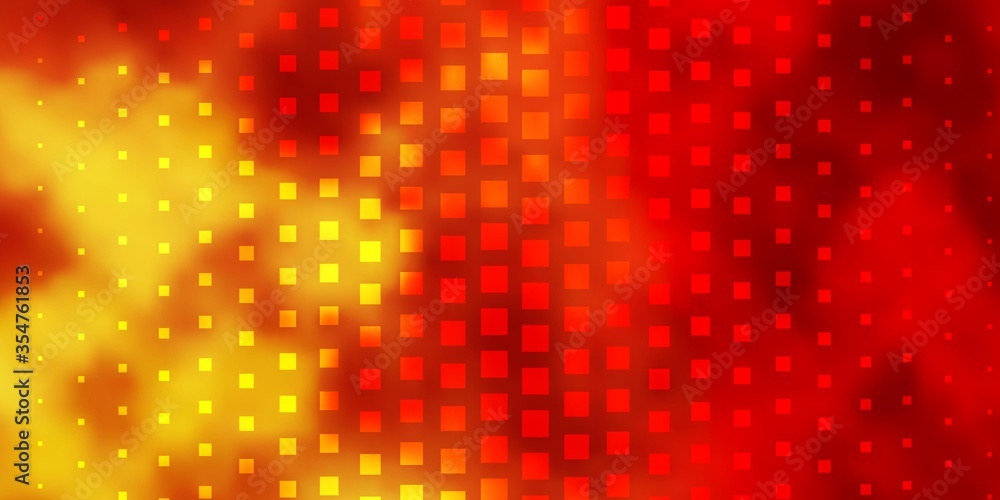 Light Orange vector layout with lines, rectangles. Abstract gradient illustration with colorful rectangles. Template for cellphones.