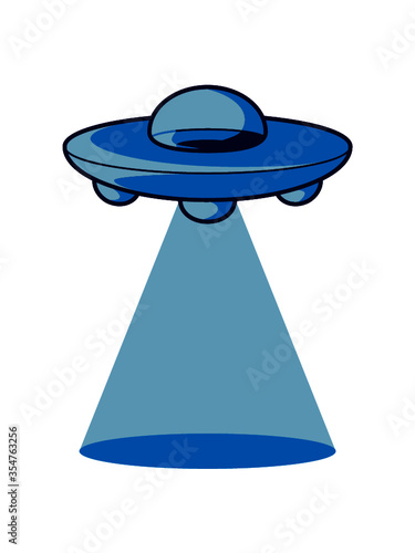 Laser Beam UFO Außerirdisches Teleportieren Untersuchen Raumschiff Fliegende Entführen 