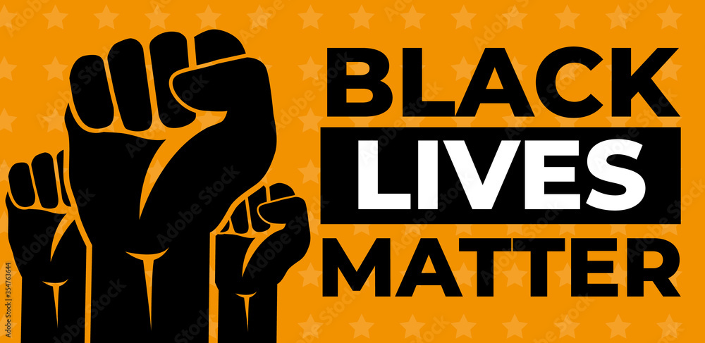 Fototapeta Black Lives Matter. Vector Illustration