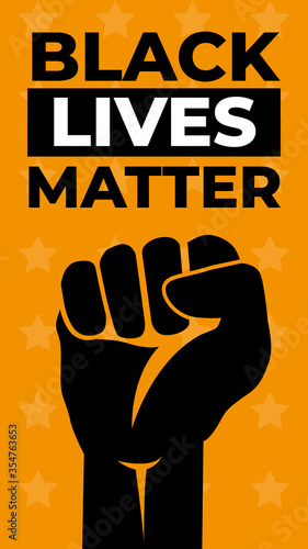 Black Lives Matter. Vector Illustration
