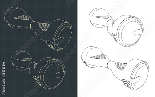 Hoverboard drawings