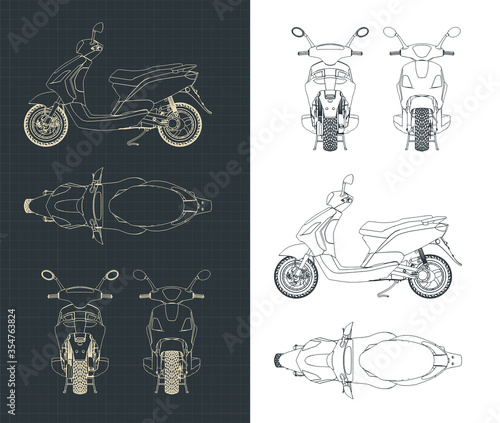 Moped drawings