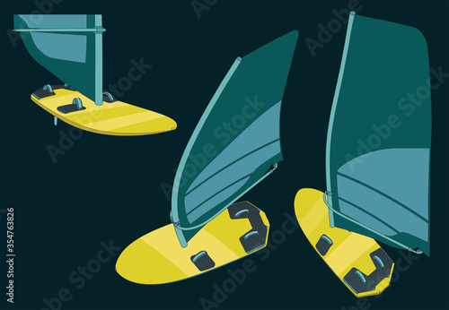 Windsurf color sketches