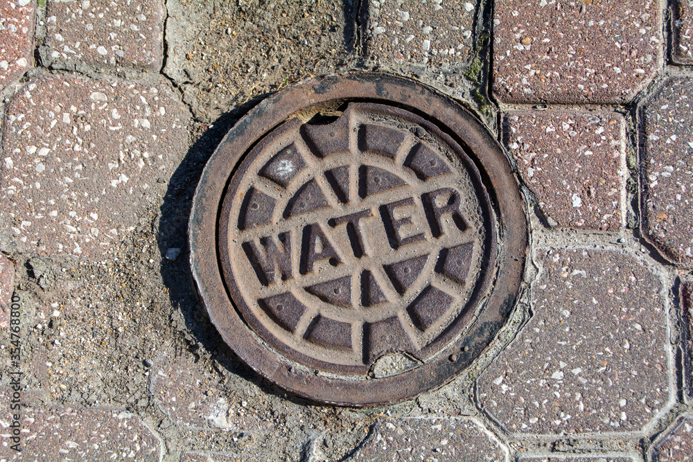 Small water manhole cover