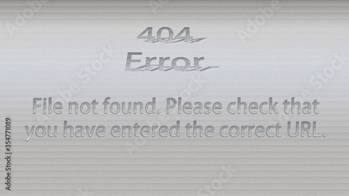 Billede på lærred Text 404 Error illustration