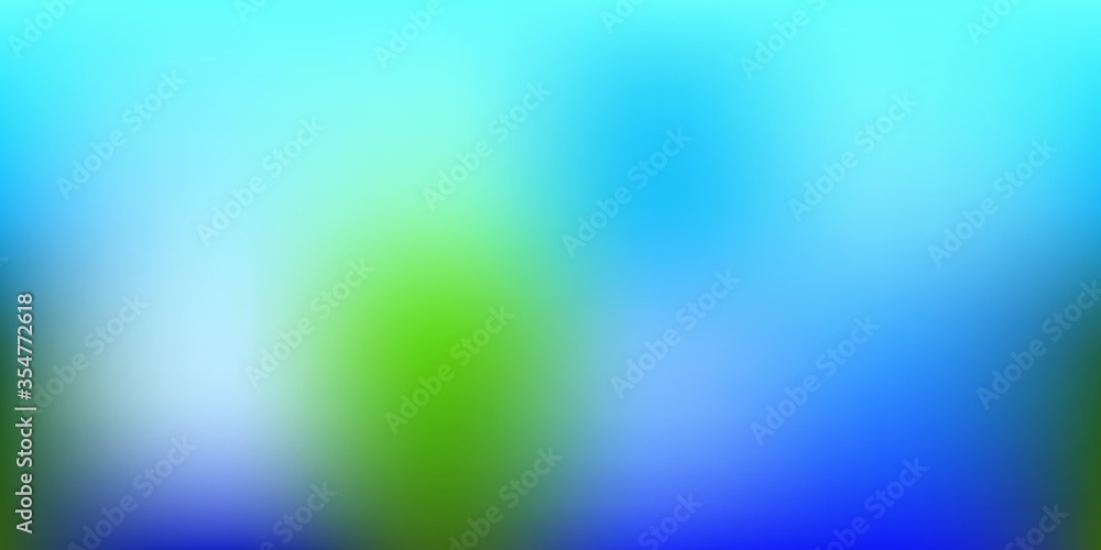 Light Blue, Green vector blur backdrop. Light Blue, Green vector blur backdrop.