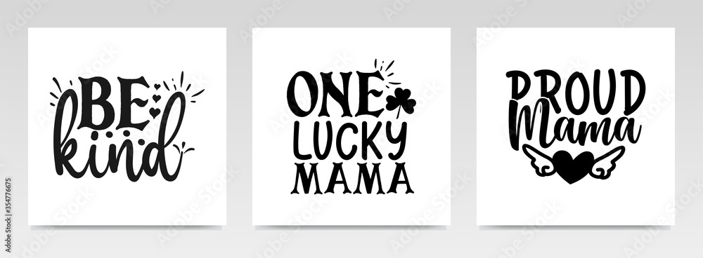 Fototapeta premium Autism quotes letter typography set illustration.