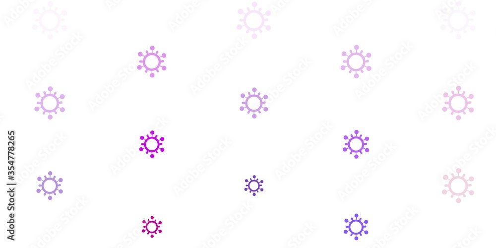 Light Blue, Red vector template with flu signs. Light Blue, Red vector template with flu signs.