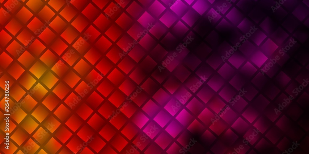 Fototapeta premium Light Pink, Yellow vector background in polygonal style.
