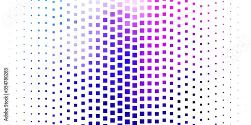 Light Pink, Blue vector backdrop with rectangles. Colorful illustration with gradient rectangles and squares. Template for cellphones.