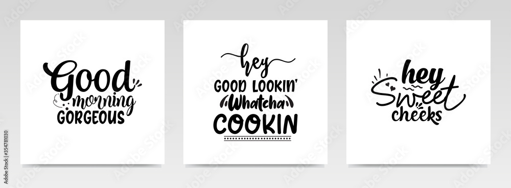 Bathroom quotes letter typography set illustration. Bathroom quotes letter typography set illustration.