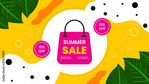 vector banner can be edited and promoted on social media