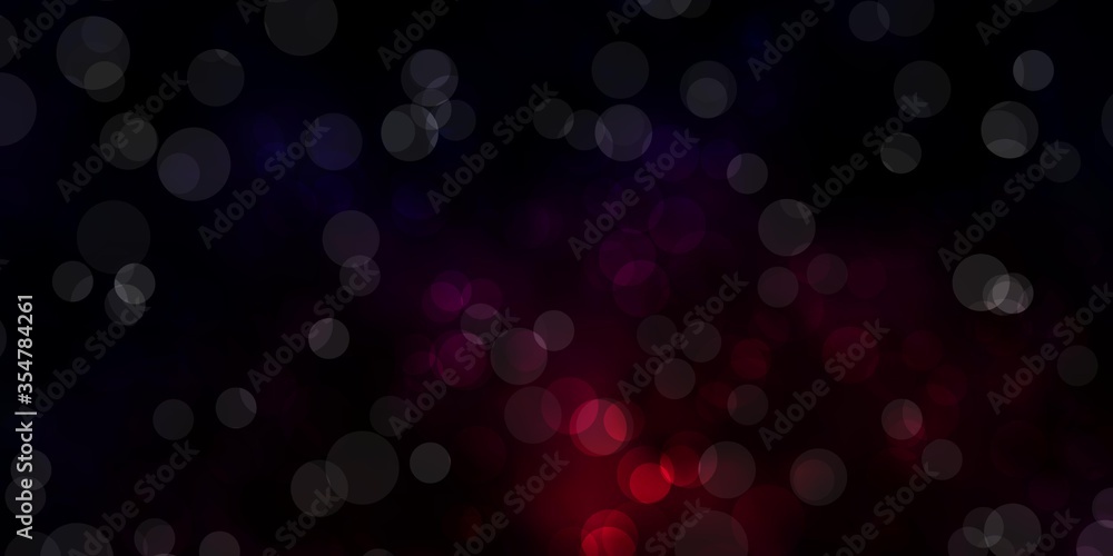 Dark Pink, Red vector background with spots. Dark Pink, Red vector background with spots.