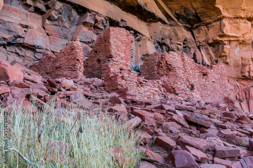 Ruins of Ancient Cliff Dwellings,Honanki Heritage Site, Sedona, Arizona, USA