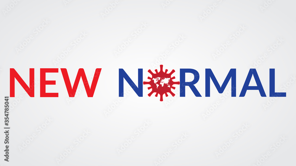 new normal background vector illustration new normal background vector illustration
