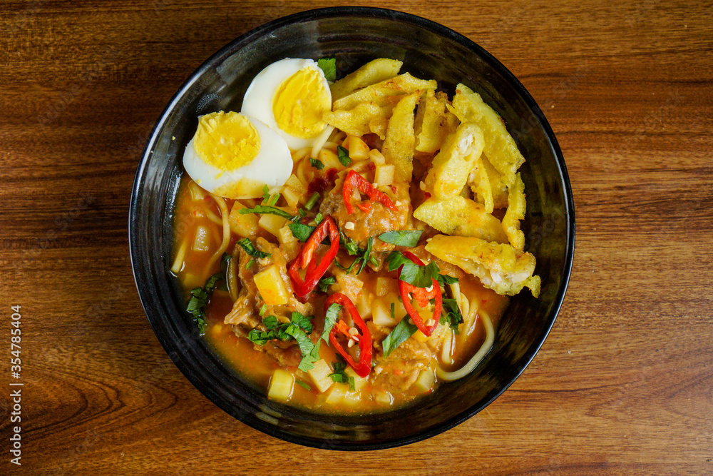 Fotografie Mee Rebus (Noodle Dish)