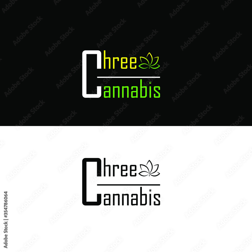 chree cannabis logo vector illustration chree cannabis logo vector illustration