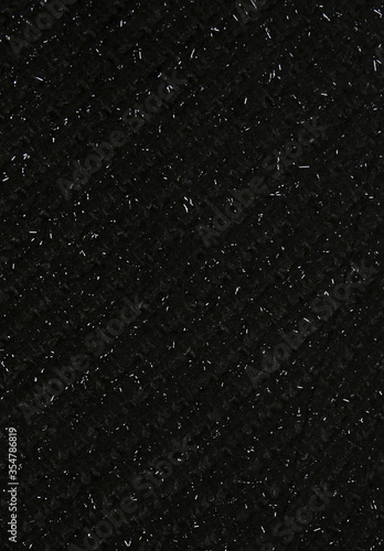 Black fabric close-up pattern