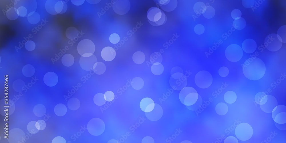 Light BLUE vector background with spots. Abstract decorative design in gradient style with bubbles. New template for a brand book. Light BLUE vector background with spots. Abstract decorative design in gradient style with bubbles. New template for a brand book.
