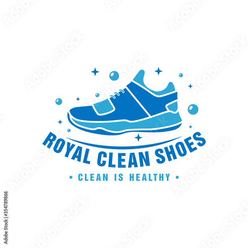 shoe laundry logo design