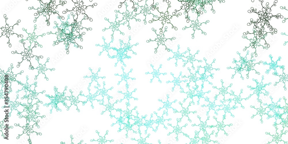Light Green vector background with curved lines. Light Green vector background with curved lines.
