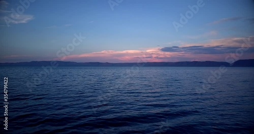 Bear Lake, Utah, Idaho, Aerial Drone Shot photo