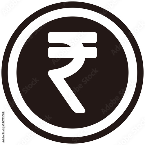 The Indian Rupee currency symbol