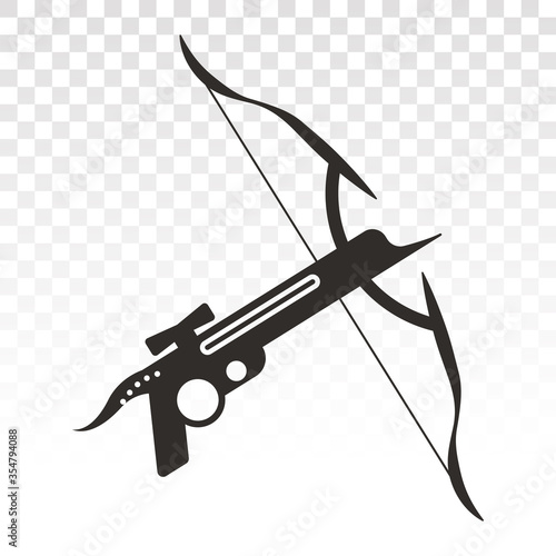 Crossbow / pistol crossbow flat icons for apps and websites
