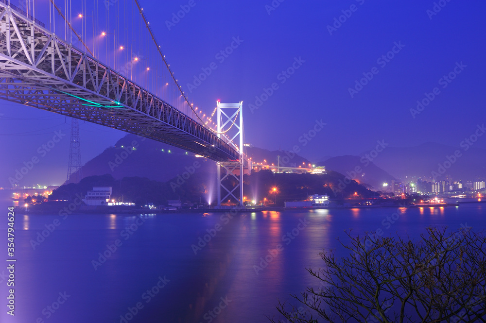 Naklejka premium 関門橋