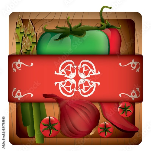 Vegetables icons