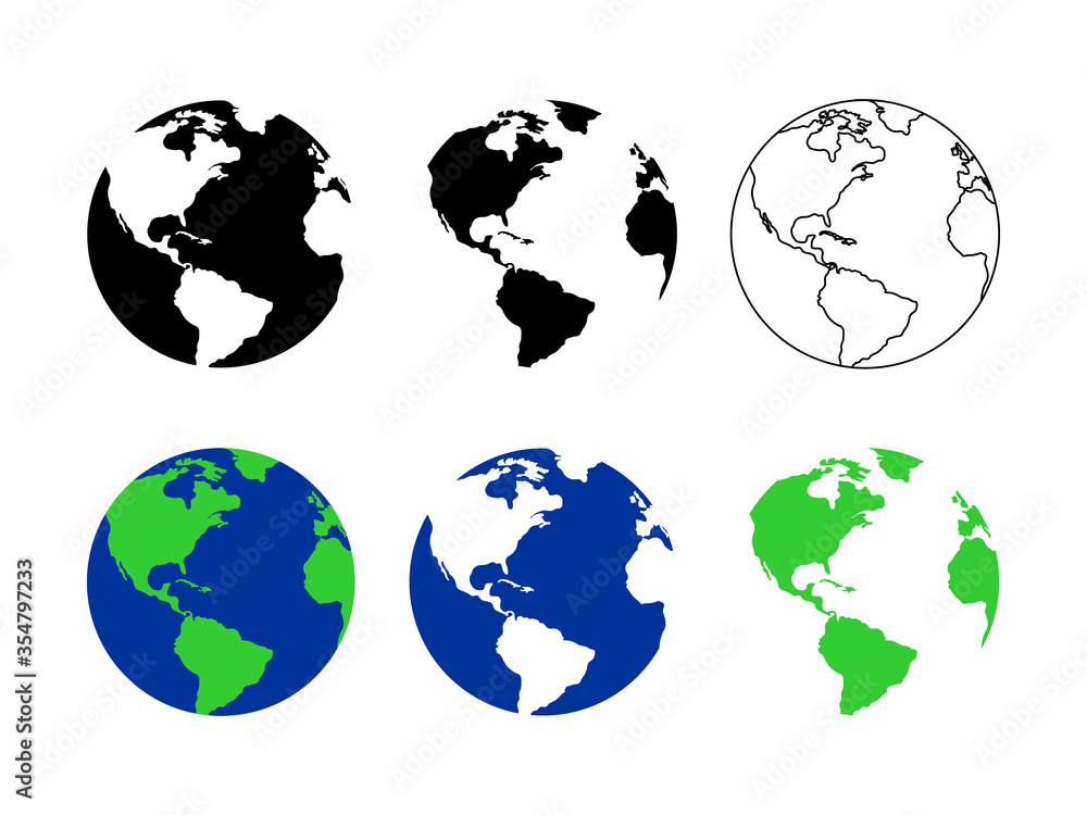 world map and globes vector world map and globes vector