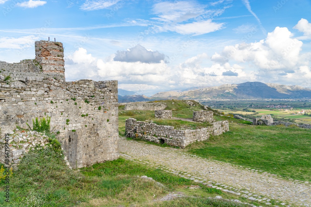 The Ancient Rozafa Castle in Shkoder Albania The Ancient Rozafa Castle in Shkoder Albania