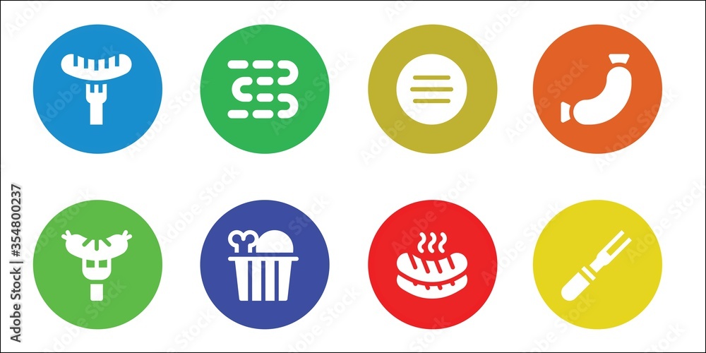Modern Simple Set of butcher Vector filled Icons Modern Simple Set of butcher Vector filled Icons