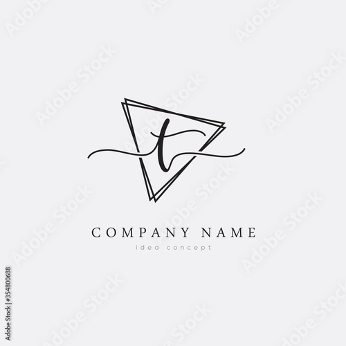 Initial Letter T Logo Vector EPS10