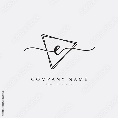 Initial Letter E Logo Vector EPS10