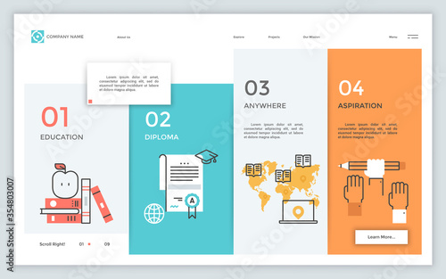Vector illustration for website