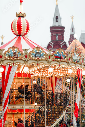 New year and Christmas in Moscow.