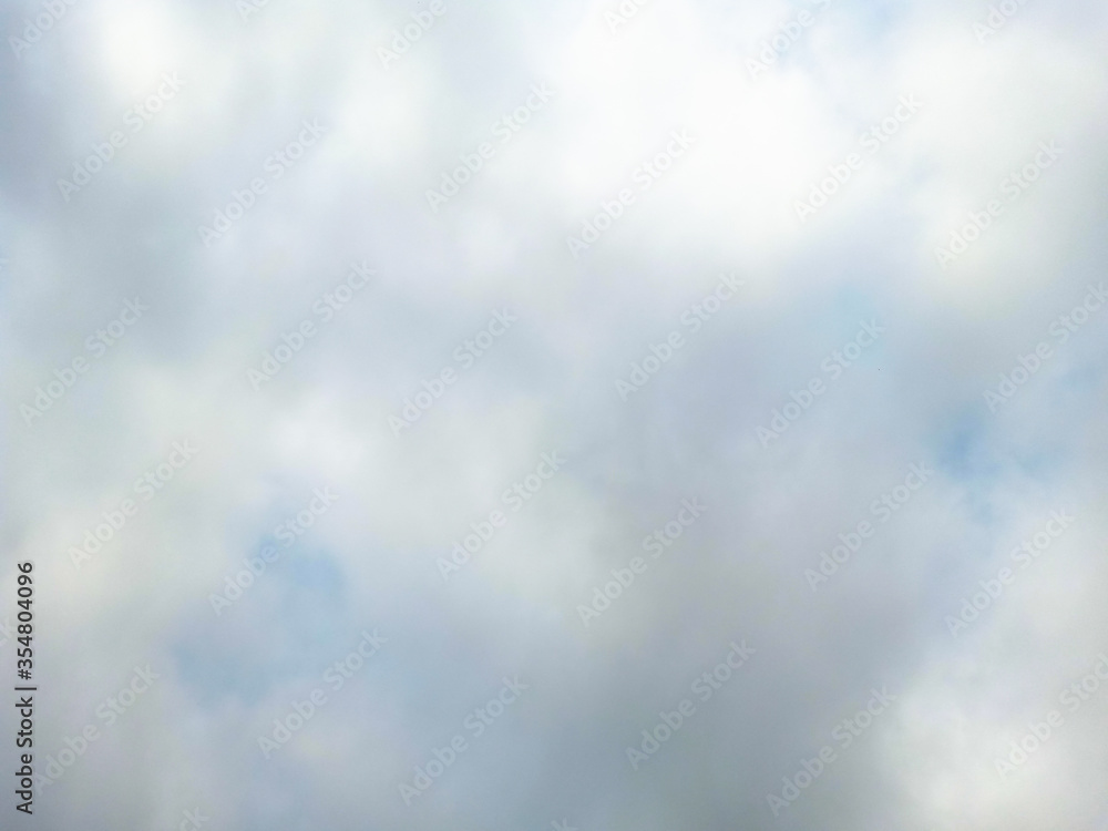 white cloudy and blue sky background