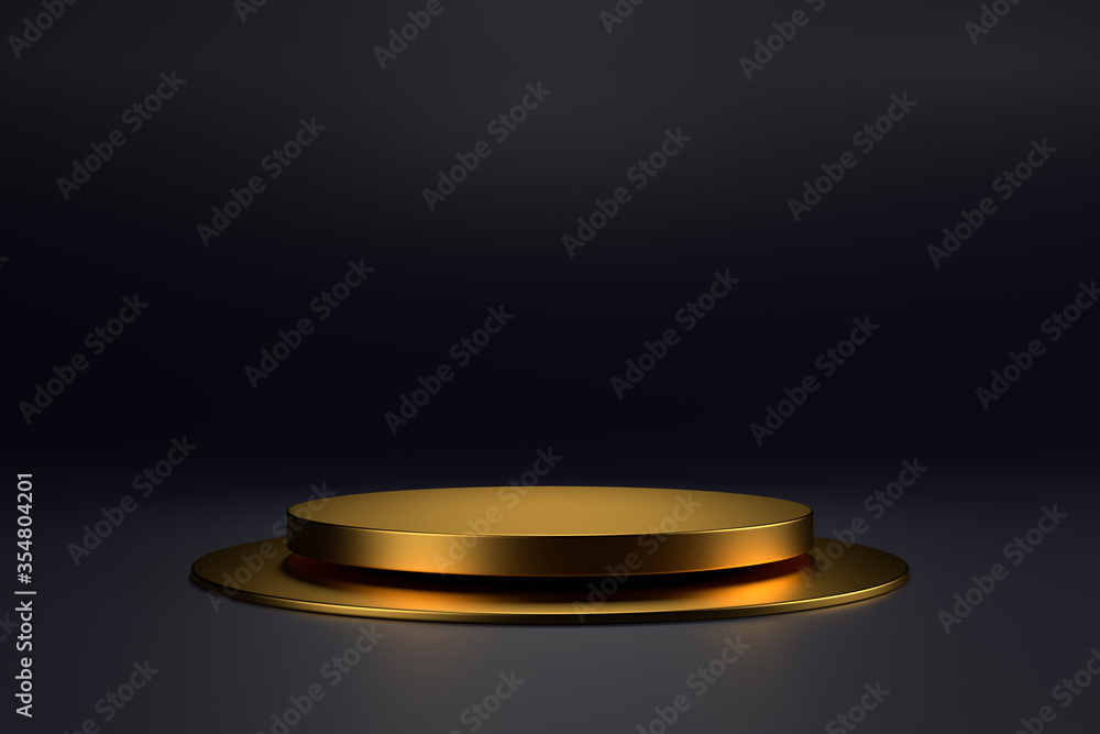 Product stand design with luxury concepts. 3D rendering. Product stand design with luxury concepts. 3D rendering.