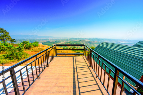 Scenic view at Doi Sa Ngo viewpoint photo