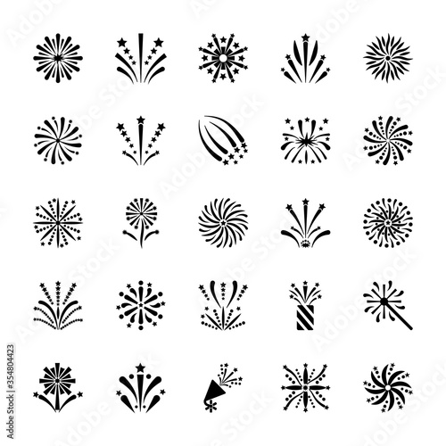  Fireworks Vector Icons 