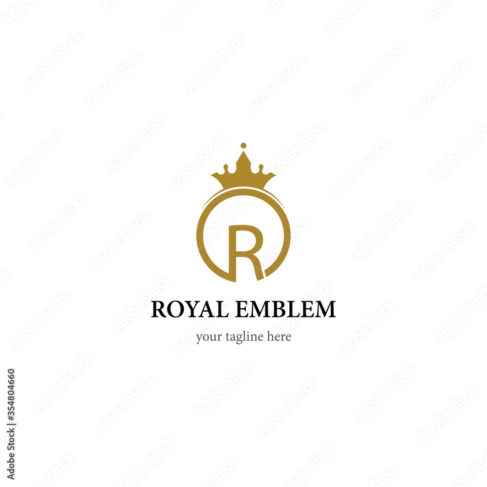 Royal logo template vector icon design