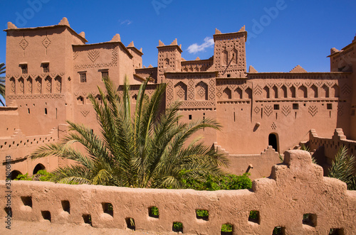 17th-century Kasbah Amridil in Skoura, Morocco, where many famous movies were filmed photo