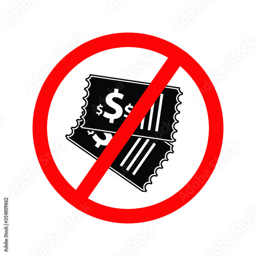 No coupon sign